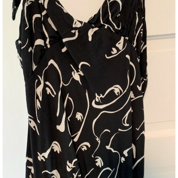 DISSH Black and White Midi Dress - Picture 5 of 6